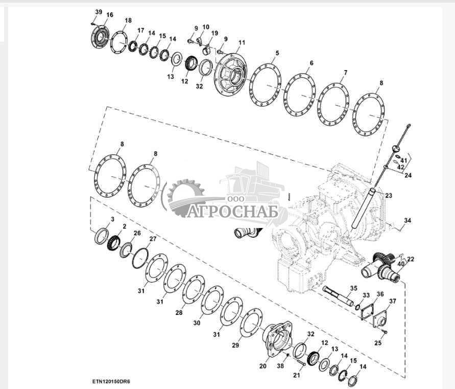 Редуктор вала отбора мощности, ProDrive™ (6 из 8) 